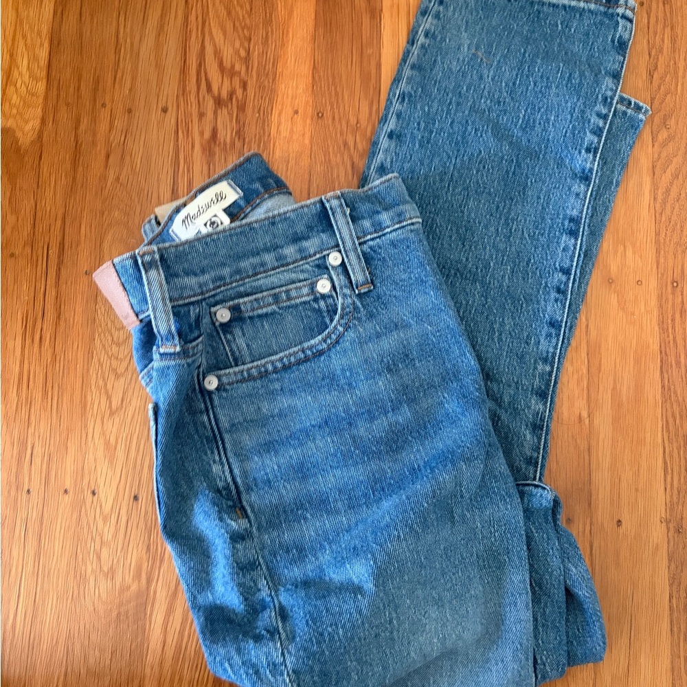 Madewell Classic Blue Straight Leg Jeans